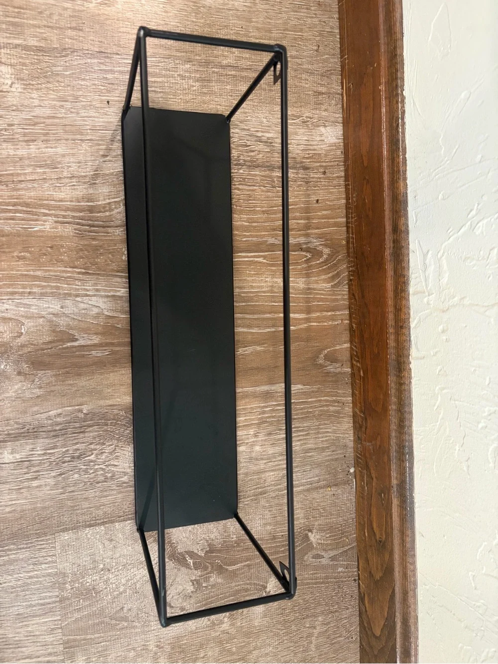 Black Metal Wall Shelf - Home Wall Decor